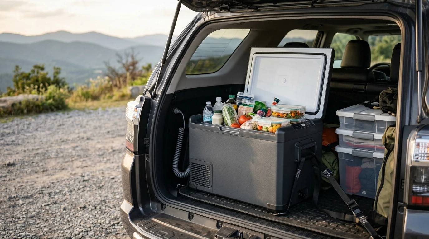 80-Quart 12V Car Fridge: Pack More, Stop Less